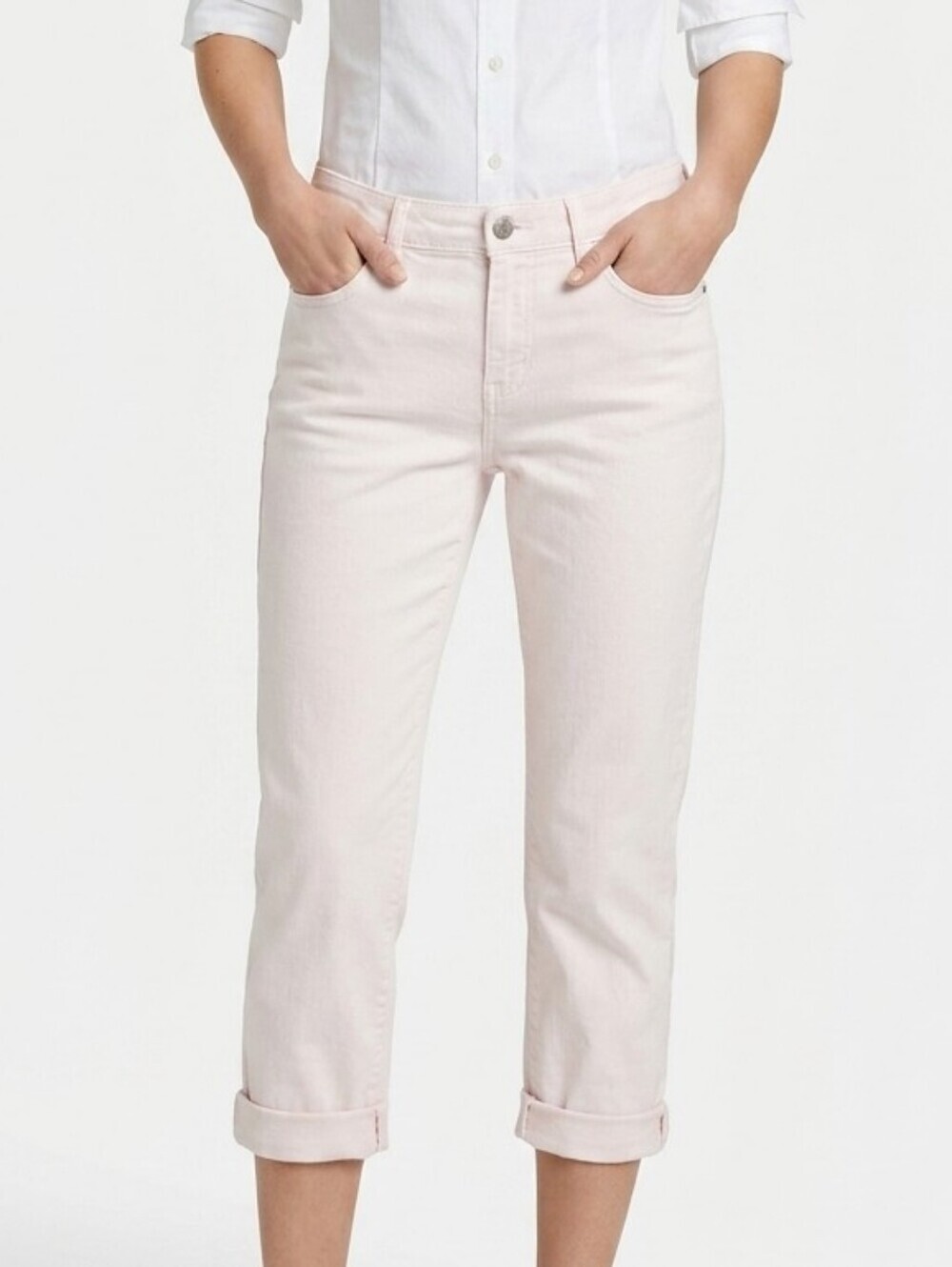 Cosmic Blue Love White Boyfriend Jeans Women's Size 30
